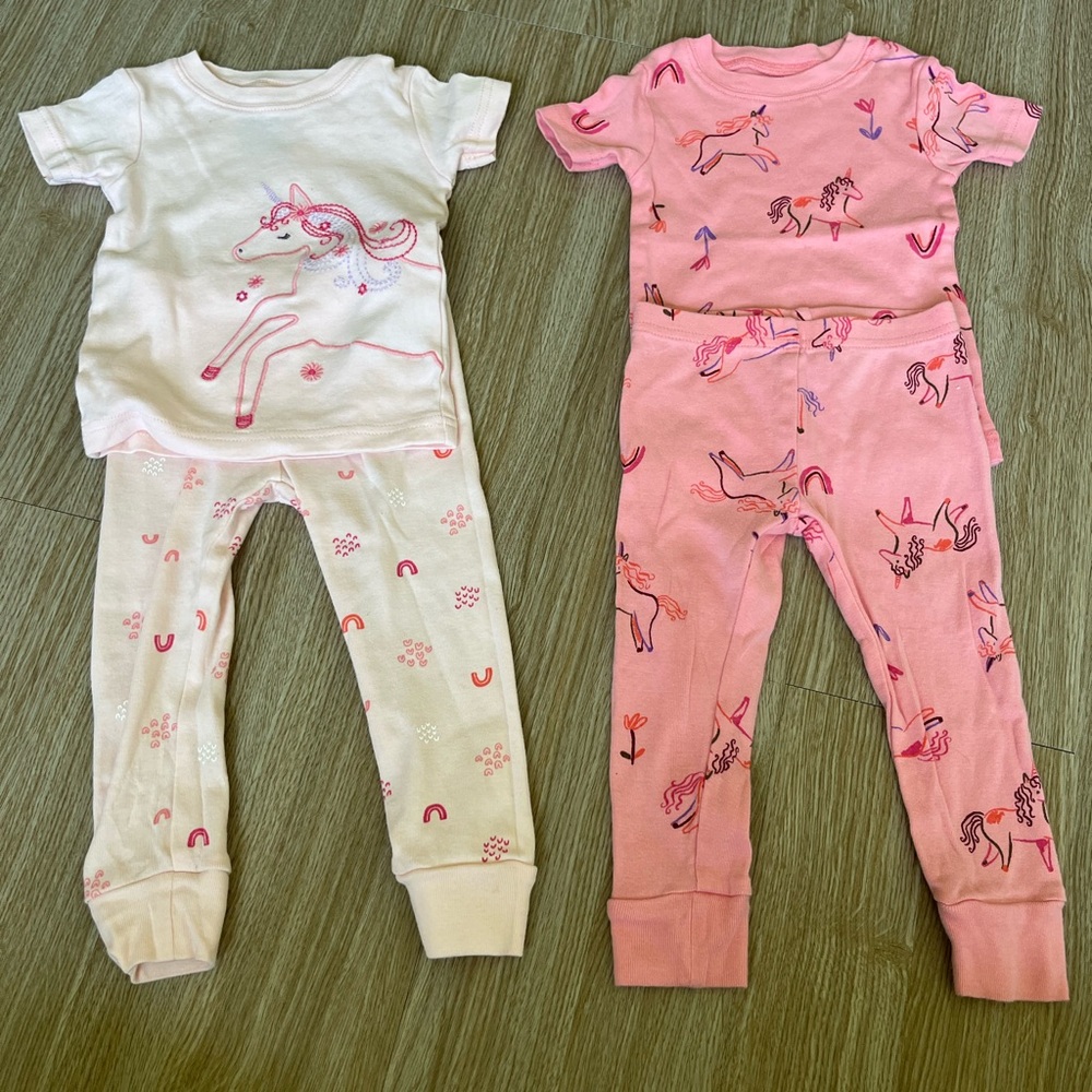 Unicorn Themed Pajama Set for Kids